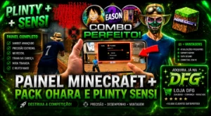 🔥 Painel Minecraft + Pack Ohara E Plinty Sensi 🔥 🚀
