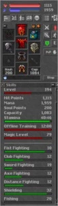 Sell ED 194 Open PvP COM 2 chares lvl 85+ - Tibia