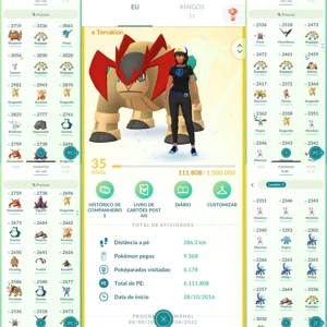 Conta Pokemon Go Nível 35 - Pokémon