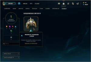 Conta bronze 2 afundada com 48 skins e 122 champs - League of Legends LOL