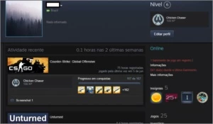 Conta steam com 660 reais em jogos (VAC CSGO)