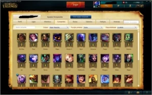 Conta League of Legends Bronze1 icone raro LOL