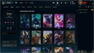 Conta League of Legends (+200 skins) LOL
