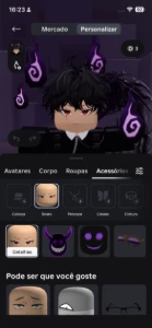 conta de Roblox com skins e itens raros no blox fruits