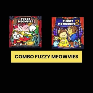 Livros para Colorir Fuzzy Meowvies (1 e 2) - Arquivo pdf