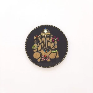 Mandala Indiana Preta - Artesanato e Personalizados