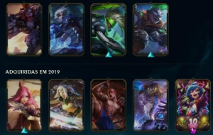 Conta Diamante 4 Solo/Duo  160 Personagens Lvl 458 - League of Legends LOL