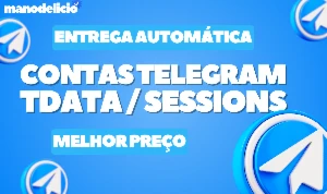Telegram - Contas Tdata / Sessions [Entrega Automatica]