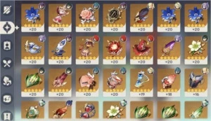 AR 55 (Diluc, Xiao, Keqing, Qiqi, Mona) - Genshin Impact
