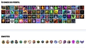 Conta bronze 3 com 65 Champs e 54 Skins - League of Legends LOL