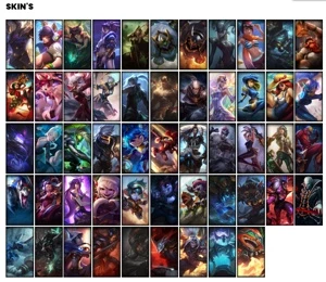 Conta bronze 3 com 65 Champs e 54 Skins - League of Legends LOL