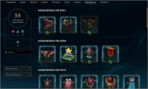 Conta de League Of Legends nível 458 LOL