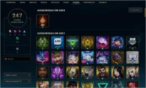 Conta de League Of Legends nível 458 LOL