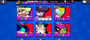 95 Brawnlers / 41 Hipercargas / Skins Stranger Things - Brawl Stars