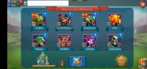 Conta Lords Mobile T4 485m de poder 8m de tropas(migra 1093)