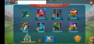 Conta Lords Mobile T4 485m de poder 8m de tropas(migra 1093)