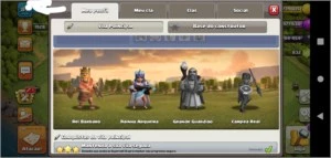 Conta clash of clans cv10 +830 gemas +heróis nível 17,18
