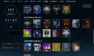 Conta League of Legends Full Acesso - 124 Champs e 133 Skins LOL