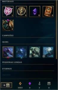 Conta Platina 4 Barata - League of Legends LOL