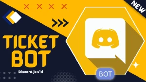 Bot de ticket e moderação para o Discord