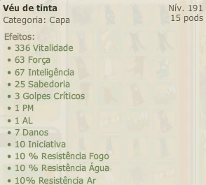Veú tinta exo pm - servidor spiritia - Dofus