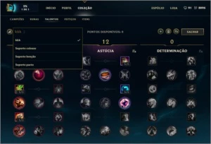 Conta League of Legends Platina 3 (todos os champs) LOL