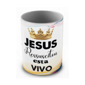 Caneca de Cerâmica Cristã - 6 Modelos - Artesanato e Personalizados