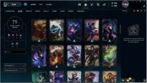 ACC LOL LVL 193 C/ VÁRIAS SKINS, ÍCONES E CAMPEÕES - League of Legends