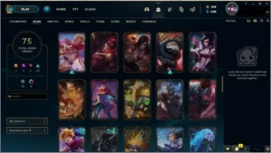 ACC LOL LVL 193 C/ VÁRIAS SKINS, ÍCONES E CAMPEÕES - League of Legends
