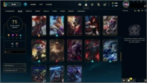 ACC LOL LVL 193 C/ VÁRIAS SKINS, ÍCONES E CAMPEÕES - League of Legends