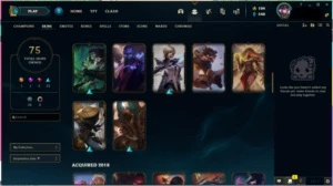 ACC LOL LVL 193 C/ VÁRIAS SKINS, ÍCONES E CAMPEÕES - League of Legends