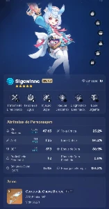 Conta Genshin AR56 | Furina C2 + Arma - Genshin Impact