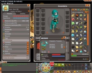 Conta Sram 200 resetado Spiritia com todos os dados - Dofus