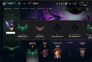Esmeralda 4 com TODOS os Champs e 307 Skins (TOP / JG / ADC) - League of Legends LOL