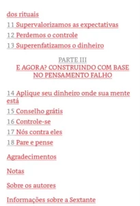 A Psicologia do Dinheiro - Outros