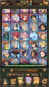 CONTA NANATSU NO TAIZAI 7DS GRAND CROSS GLOBAL - Outros