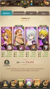 CONTA NANATSU NO TAIZAI 7DS GRAND CROSS GLOBAL - Outros
