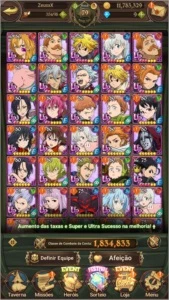 CONTA NANATSU NO TAIZAI 7DS GRAND CROSS GLOBAL - Outros