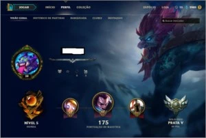 CONTA LEAGUE OF LEGENDS LOL