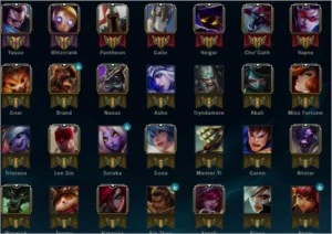 CONTA LEAGUE OF LEGENDS LOL