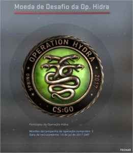 CONTA STEAM COM CSGO PRIME + MEDALHA OP HIDRA - Counter Strike