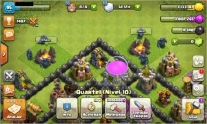Vendo uma conta CoC CV 10 - Clash of Clans
