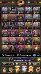 CONTA NNT GRAND CROSS-Mael 6/6+TimeArcanjos✨+2,012Diamanante - Seven Deadly Sins