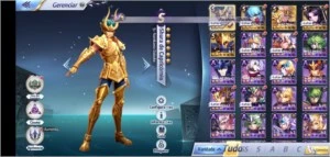Conta de Saint Seiya Awekening na promoção - Saint Seiya Awakening SSA