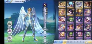 Conta de Saint Seiya Awekening na promoção - Saint Seiya Awakening SSA