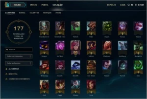 Vendo conta League of Legends - COMPLETA LOL