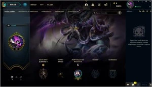 4 contas smurfs sem email confirmado - League of Legends LOL