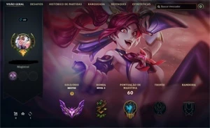 Vendo conta Mestre  main Adc - League of Legends LOL