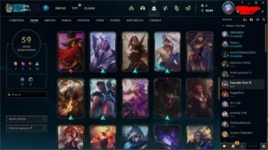 Conta de LoL , LvL 208, 59 Skins, 2 Skins Ultimates - League of Legends: Wild Rift LOL WR