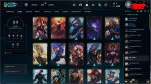 Conta de LoL , LvL 208, 59 Skins, 2 Skins Ultimates - League of Legends: Wild Rift LOL WR